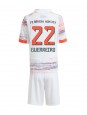 Billige Bayern Munich Raphael Guerreiro #22 Bortedraktsett Barn 2025-26 Kortermet (+ Korte bukser)